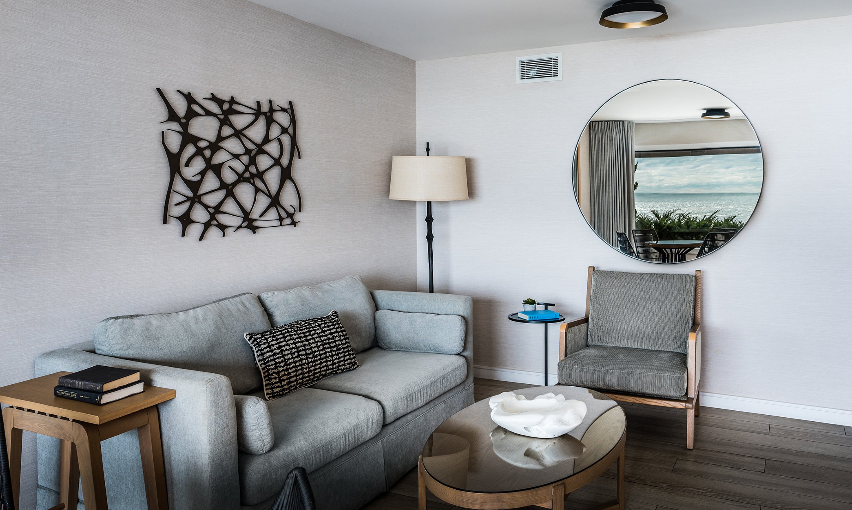 One Bedroom Oceanfront Suite Living Area