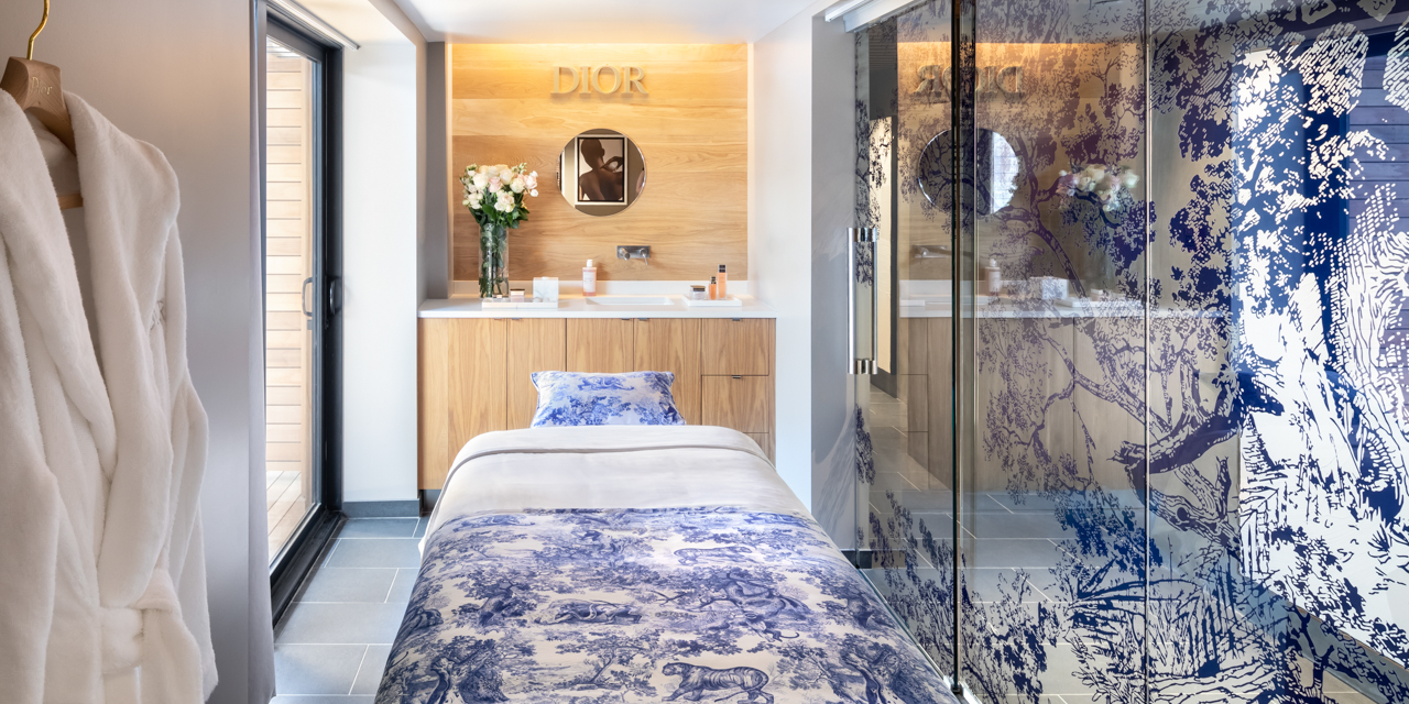 Dior treatment room at Seawater Spa in Montauk.