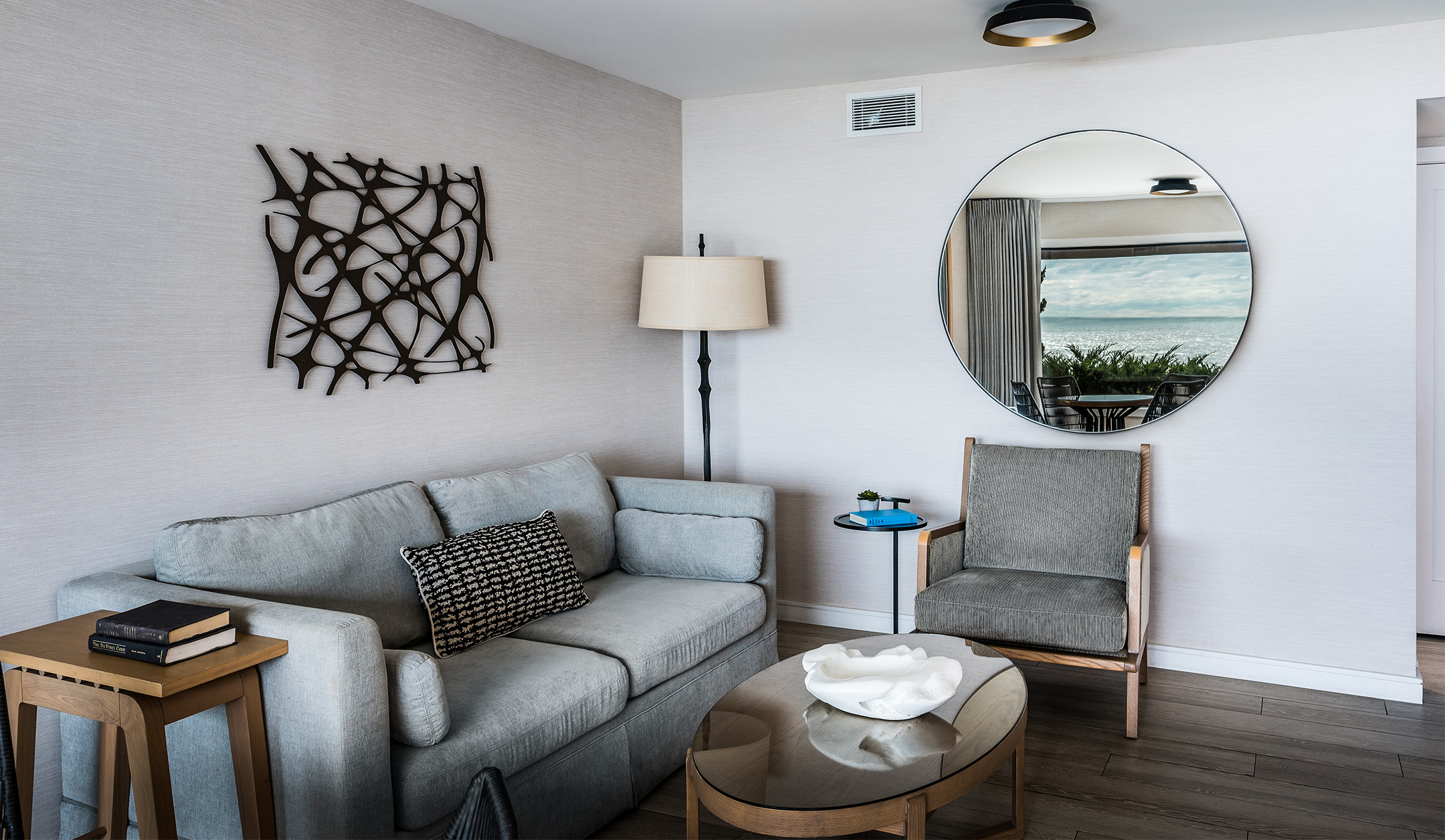 One Bedroom Oceanfront Suite Living Area