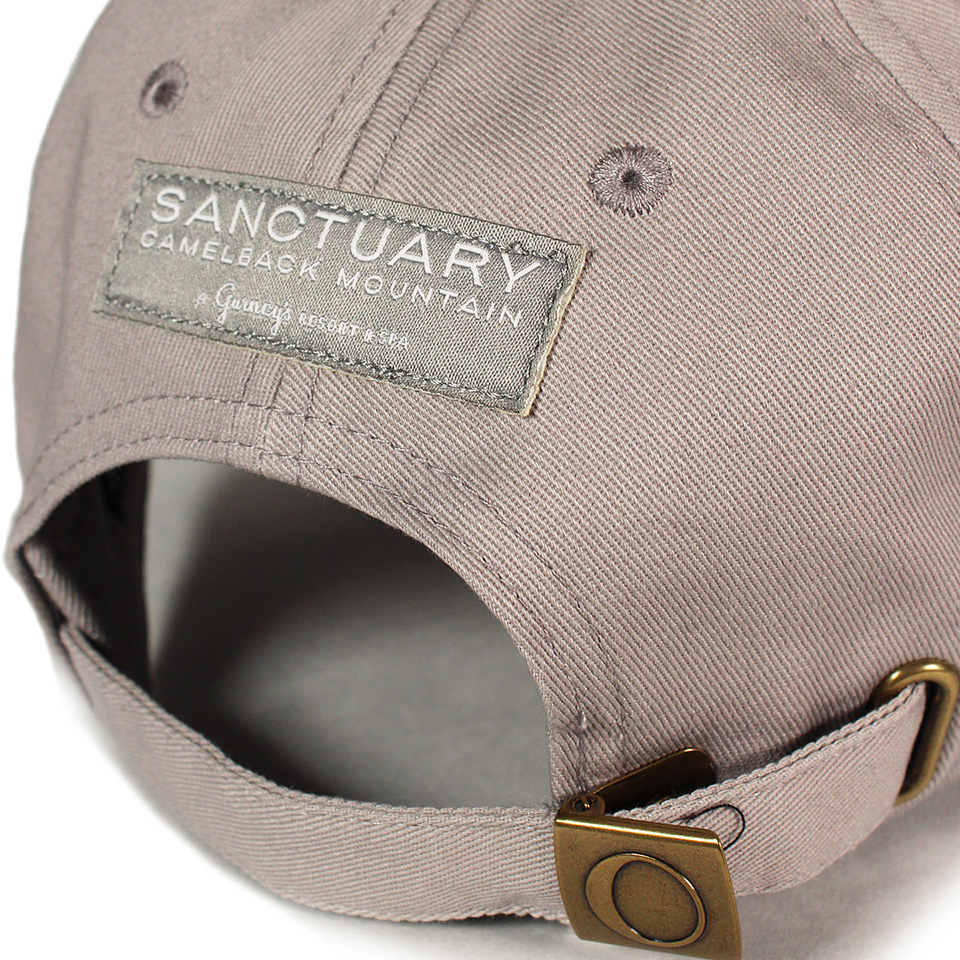 Sanctuary Hat, Light Grey, Back
