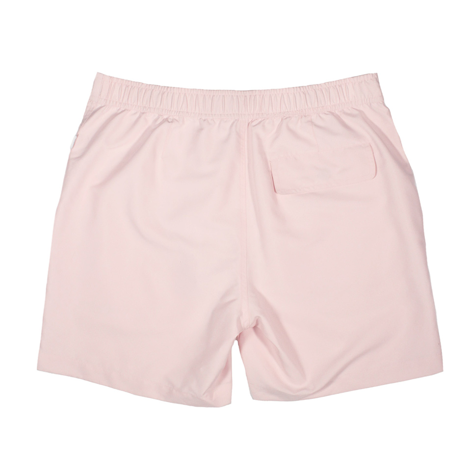 Onia Calder Swim Trunks In Light Pink - Back