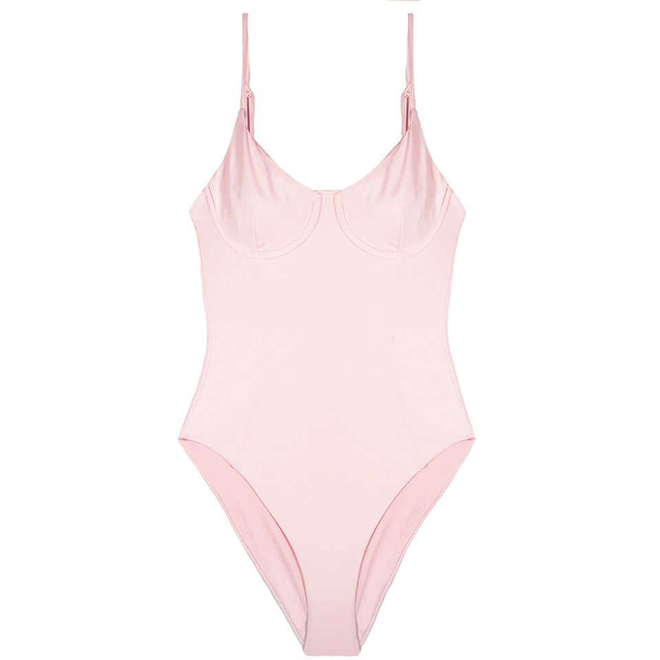 Onia Chelsea One Piece in Pink, Front