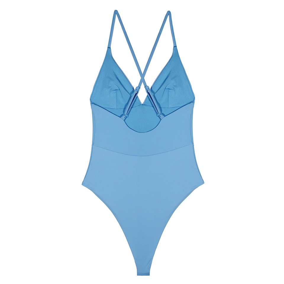 Onia Valentina One Piece in Blue, Back
