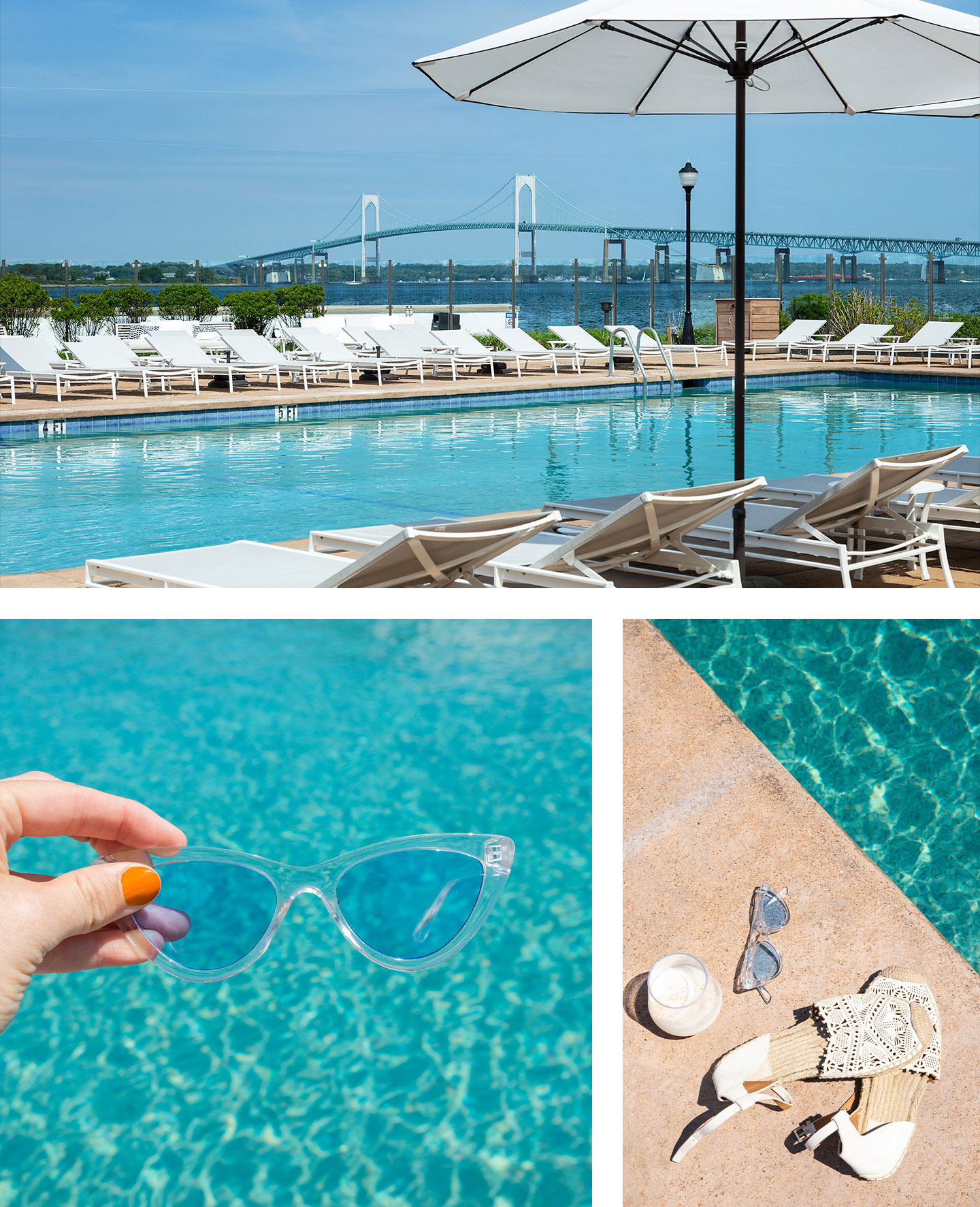 outdoor cabanas by pool on Pools Gurney S Resorts