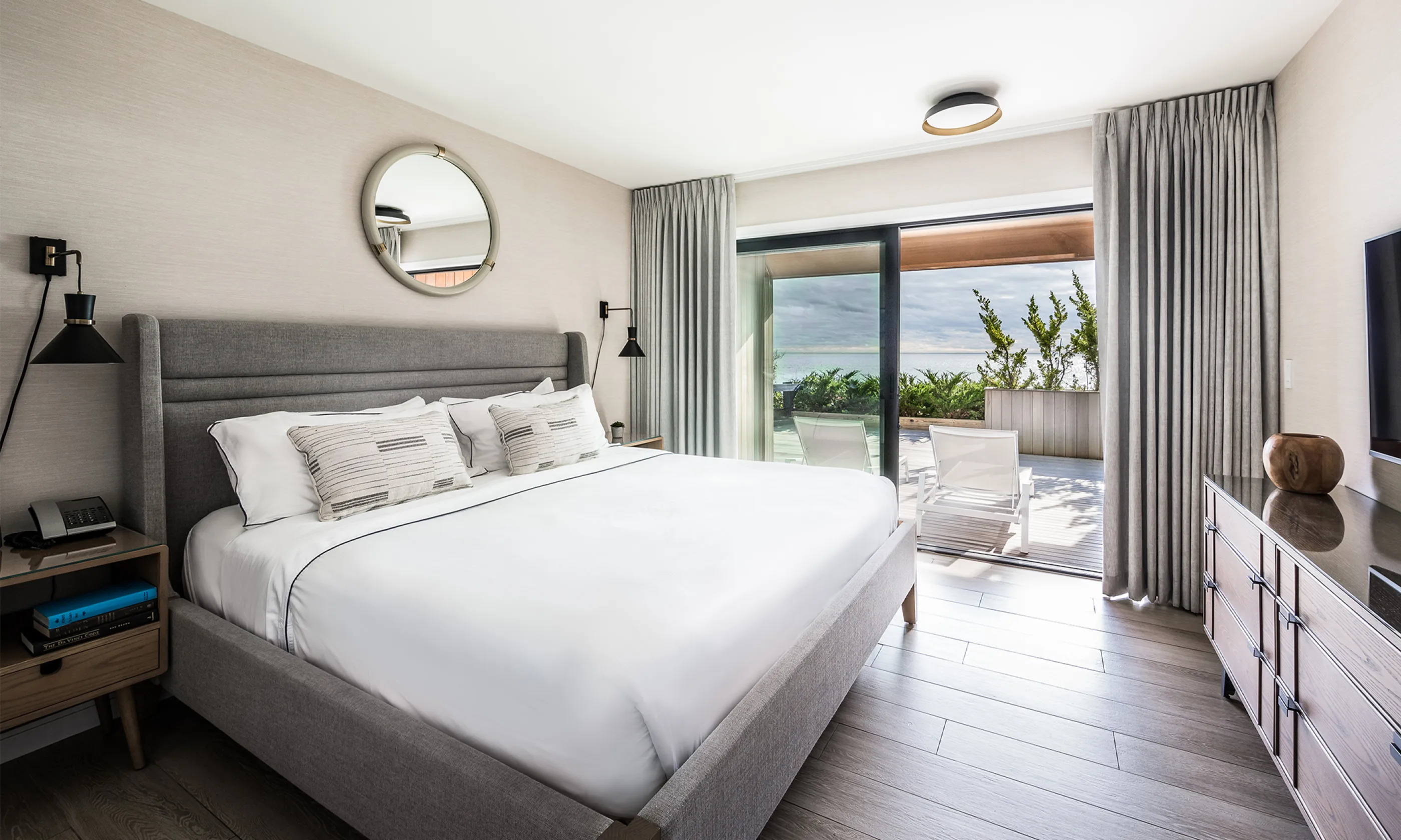 One Bedroom Oceanfront Suite Bedroom