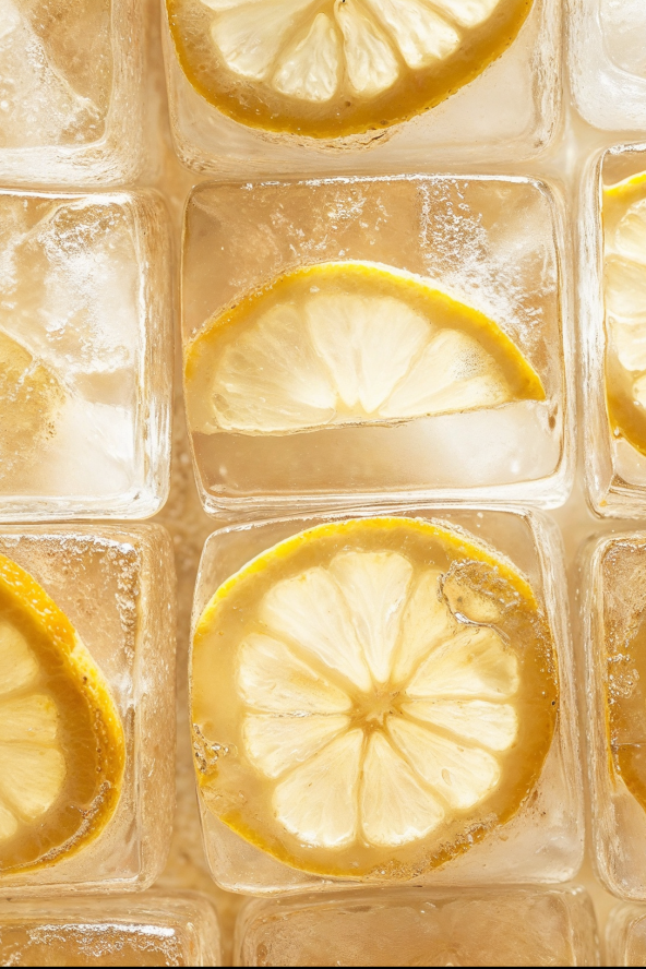 lemons in ice