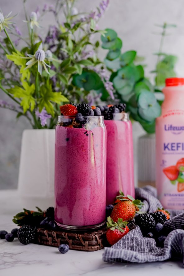 Lifeway Berry Smoothie