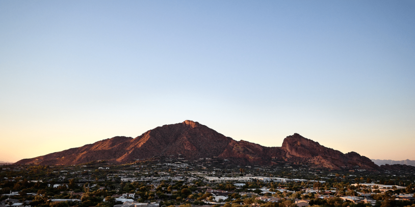 mountains and sunset