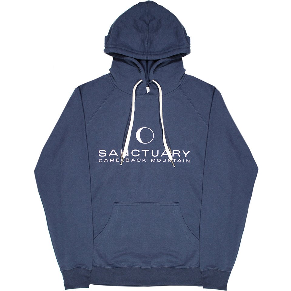 Sanctuary Hoodie, Navy, Front