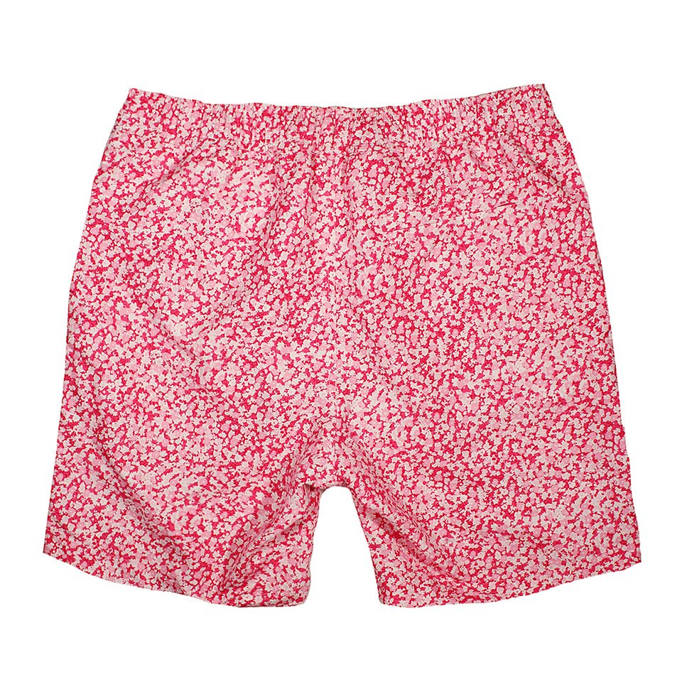 Onia Charles Pink Patterned Trunks - Back