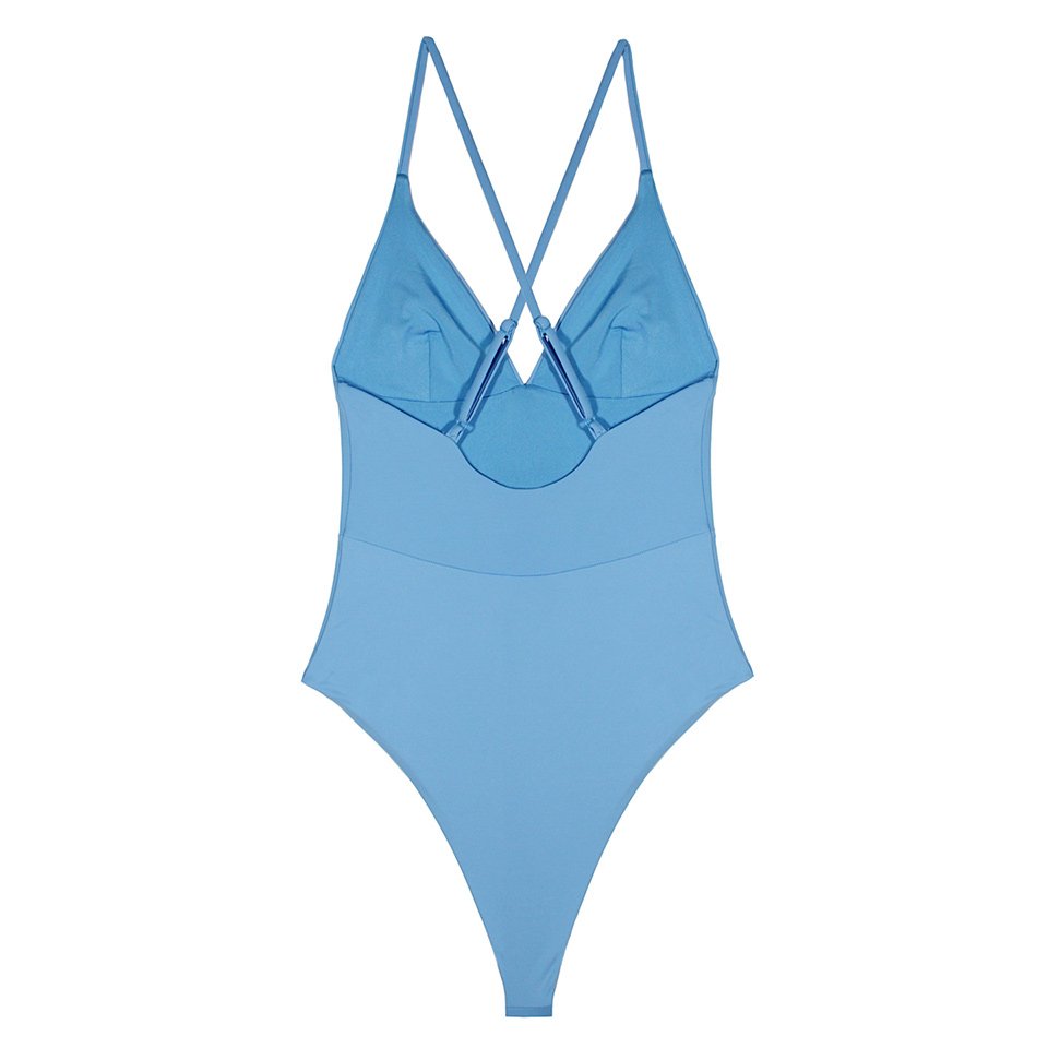 Onia Valentina One Piece in Blue, Back