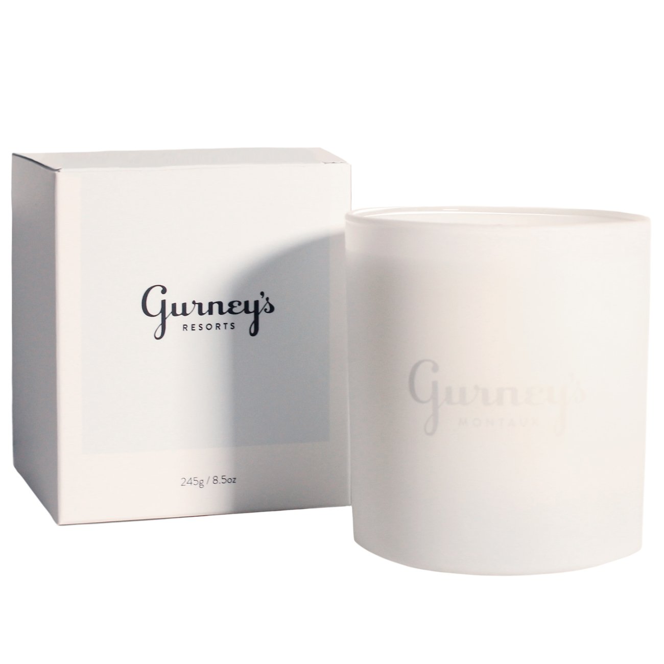 The Gurney's Resorts Signature Candle and Box