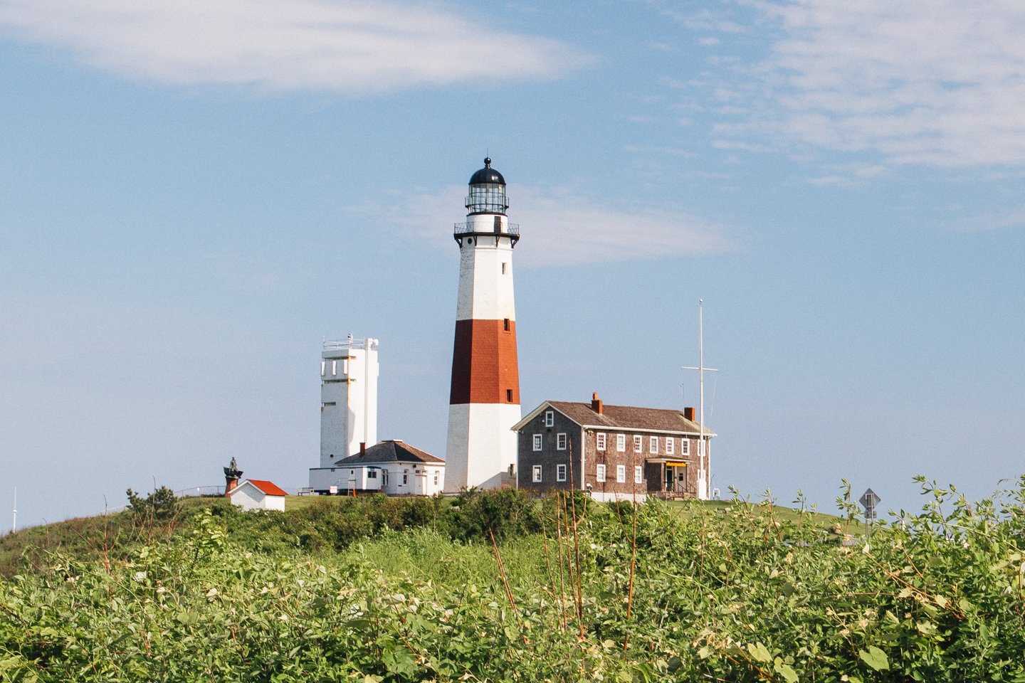 View of Montauk from outside the city.