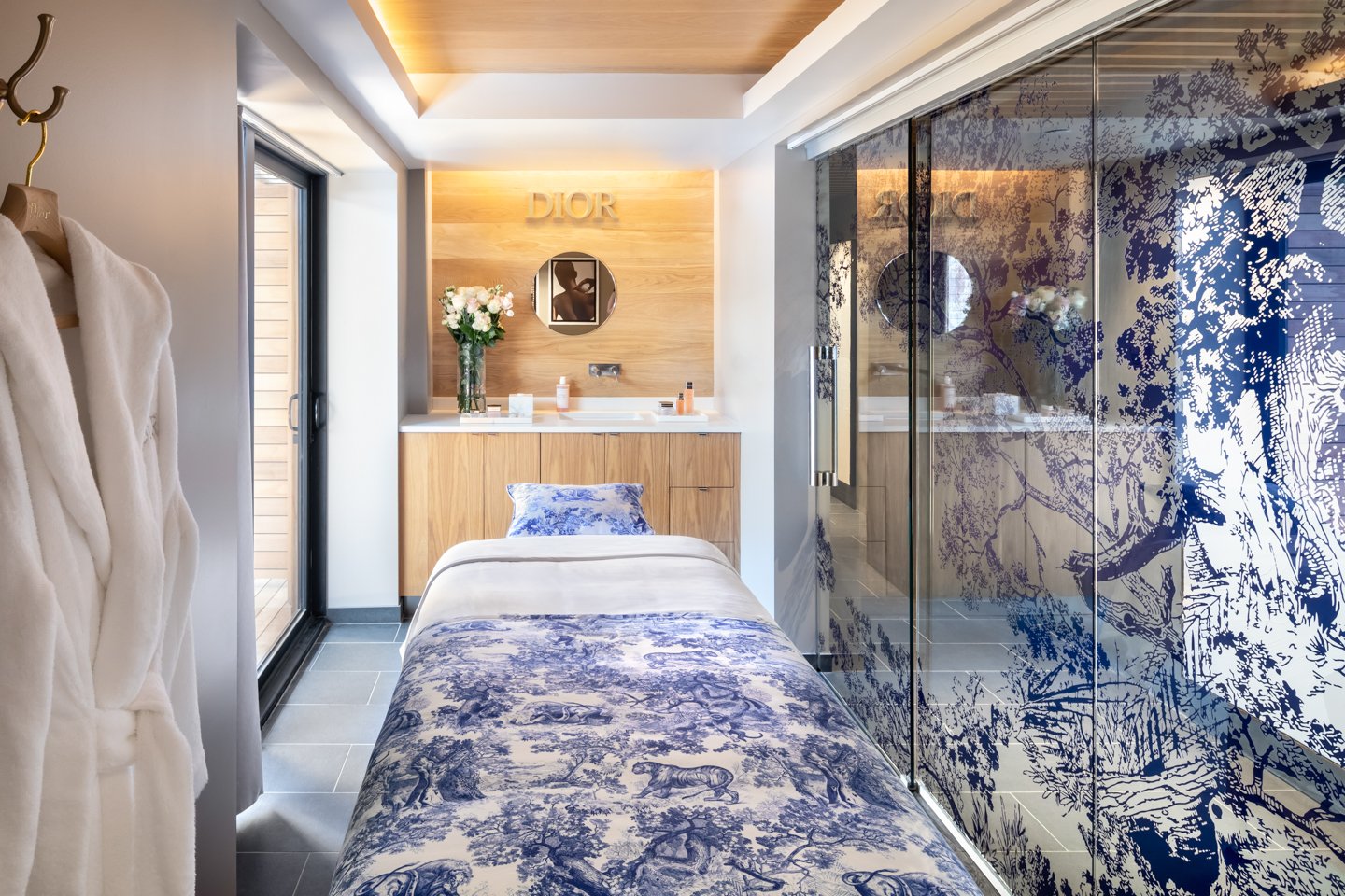 Dior treatment room at Seawater Spa in Montauk.