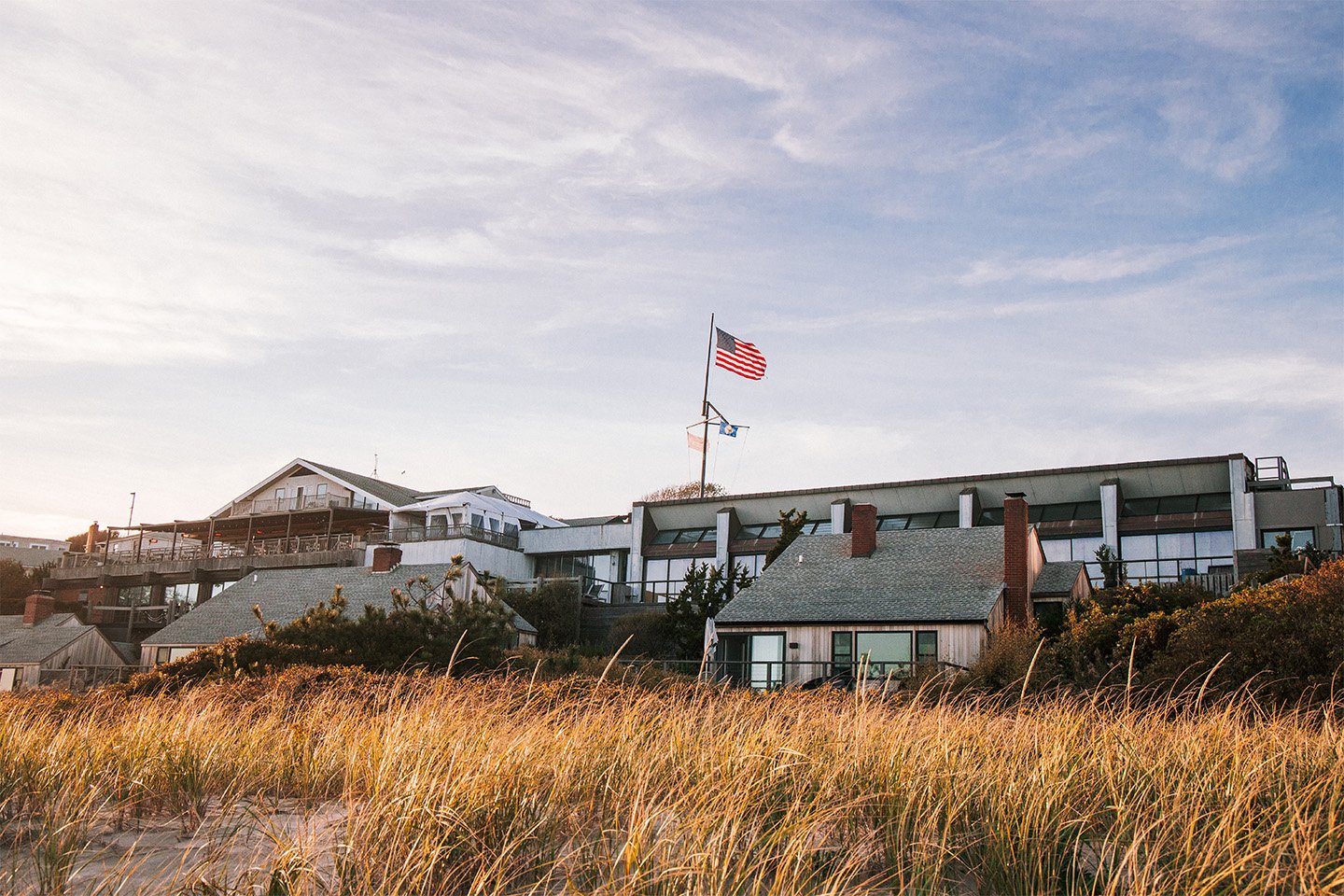 Fall view of Gurney's Montauk shoreline.
