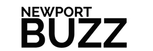 "NEWPORT BUZZ" text in bold, black letters on a white background.