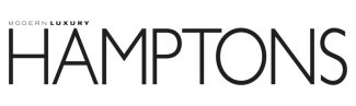 Hamptons Magazine Logo black against white background.
