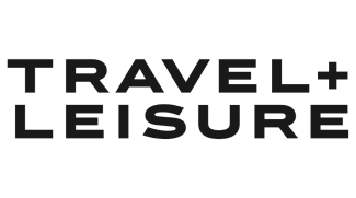 Travel + Leisure Logo black against white background.