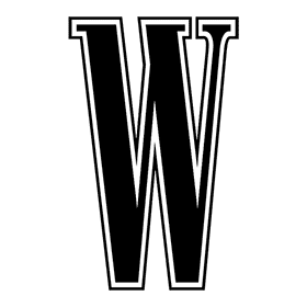 W magazine logo black against white background.