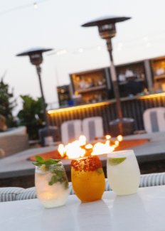 three cocktails